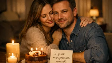 З днем народження коханий чоловік: привітання від дружини