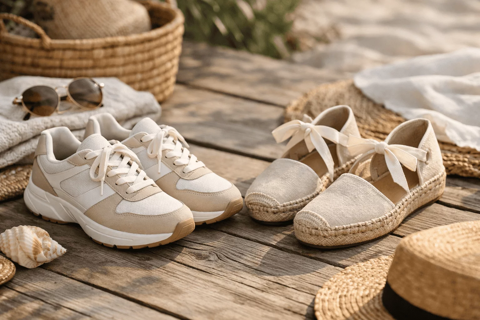 Кросівки та еспадрильї: зручне взуття для теплого сезону