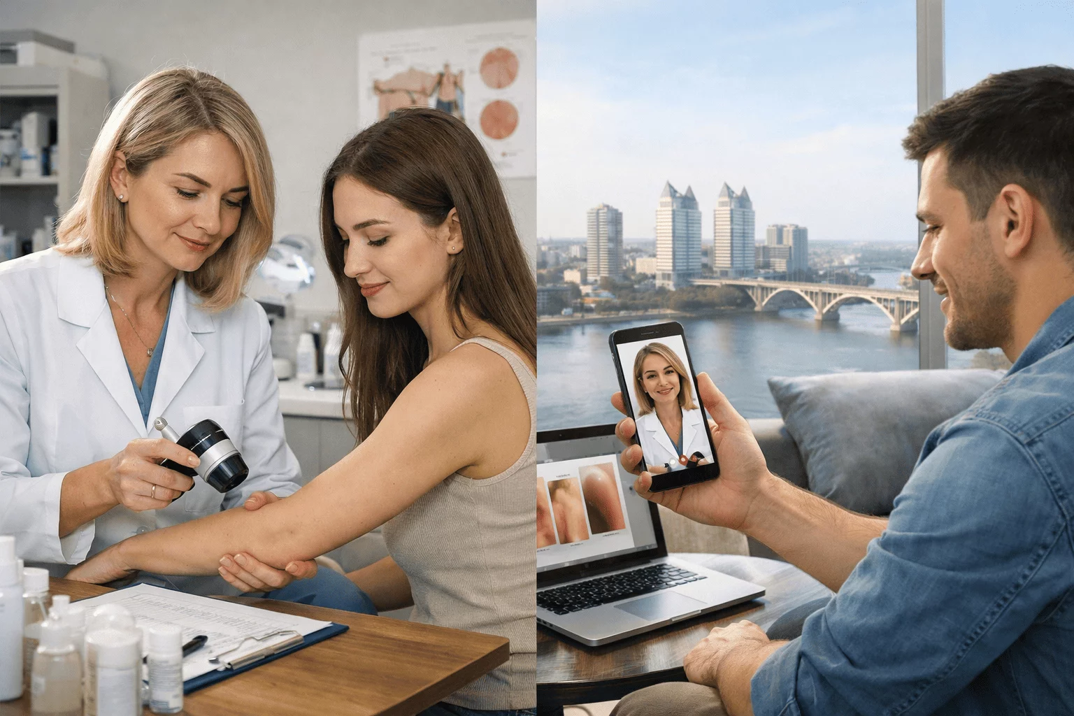 Дерматолог у Дніпрі: як знайти фахівця і коли можна обійтись онлайн